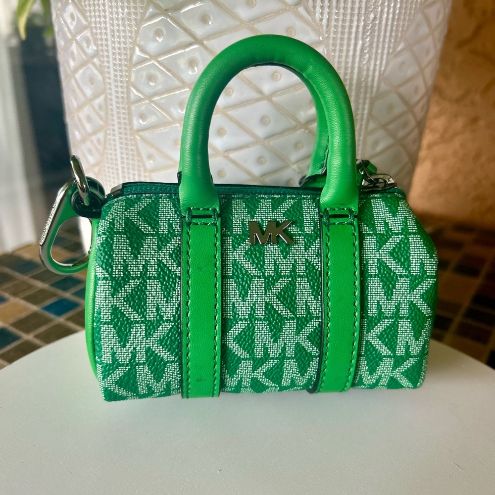 NWT Michael Kors Micro Duffle Keychain